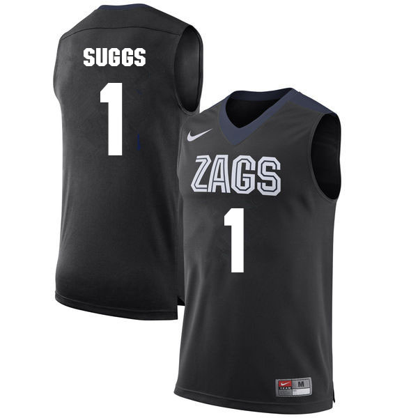 Men #1 Jalen Suggs Gonzaga Bulldogs College Basketball Jerseys Sale-Black - Click Image to Close